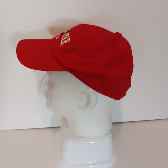 Lone Star Texas Mens Red Baseball Cap Strapback Fishing / Anytime Hat - Dog Daze - Picture 4 of 9